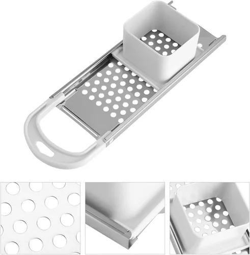 Vista 2 de Qqmora Stainless Steel Spaetzle Maker Noodle Maker Pasta Maker Durable Kitchen Tool with Blades for Homemade Noodles Pasta Dumplings Cooking Baking