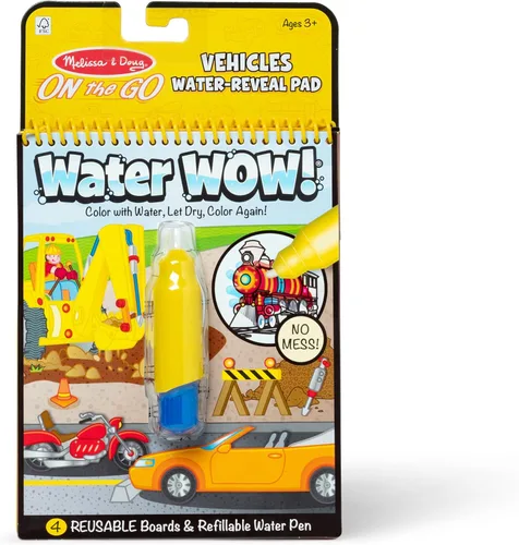 Vista 11 de ¡Melissa & Doug On the Go Wow! Almohadilla de actividad reutilizable para revelar agua, aventura