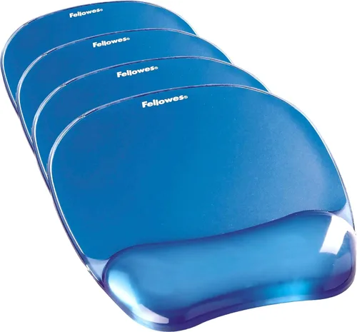 Vista 9 de Fellowes Alfombrilla de ratón de gel con reposamuñecas – Azul (91141)