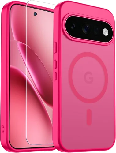 Vista 9 de SUPFINE Funda magnética para Google Pixel 10 Pro XL con protector de pantalla (imanes integrados) (protección contra caídas de grado militar)