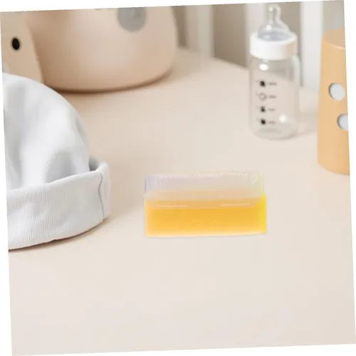 Vista 4 de Cepillo de baño sensorial para recién nacidos, cerdas suaves para piel delicada, 2 piezas, para masaje en el cuero cabelludo, para la ducha