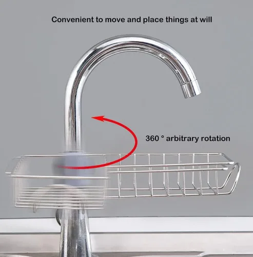 Vista 5 de 2 Piezas Estante De Ducha Inoxidable Para Barra De Ducha Estante Ducha Sin Tornillos Ajustable Para Baño/Cocina