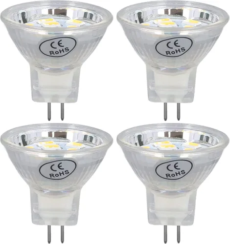 Vista 10 de Bombillas halógenas, bombilla MR11 3W 300lm lámpara con 9 cuentas base de doble pin para lámpara de paisaje, luces estroboscópicas intermitentes