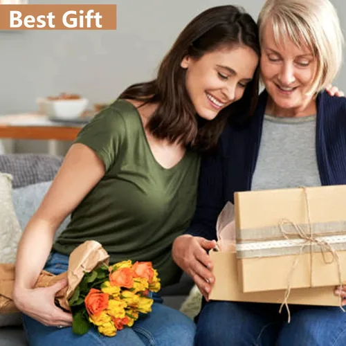 Vista 7 de Lámpara calentadora de velas con 2 bombillas, calentador eléctrico de velas con temporizador, regalos para mamá, bombillas aromáticas