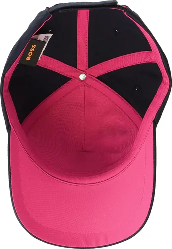 Vista 3 de BOSS Gorra con logotipo central de sarga de algodón para hombre