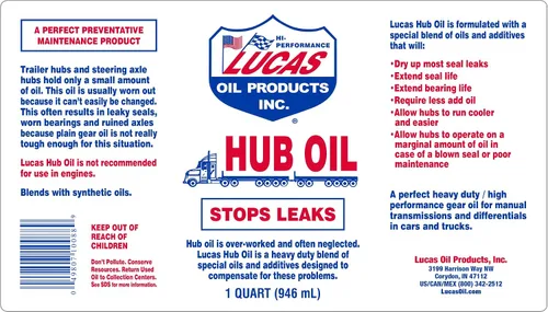 Vista 3 de Lucas Oil 10088, aceite para cubo, 1 cuarto de galón