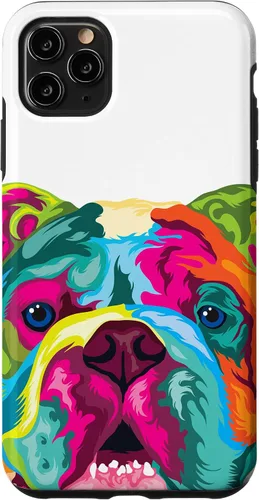 Vista 17 de Pop Art English Bulldog Dog Lover Bulldog Case for iPhone 17