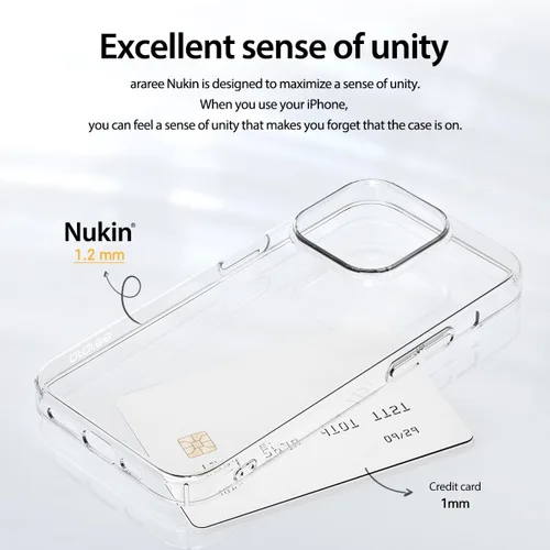 Vista 8 de araree Nukin - Funda diseñada para iPhone 15, antiarañazos, de policarbonato duro, delgada, antiamarilleamiento, a prueba de golpes, compatible
