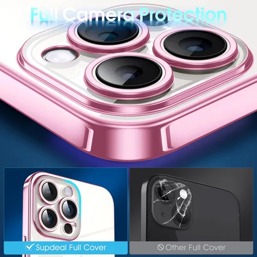 Vista 581 de Supdeal Funda cristalina transparente para iPhone 11, [No se amarillea] [Protección de la cámara] [Probado contra caídas de grado militar] Funda