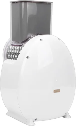 Vista 7 de Fockety Rallador eléctrico de queso, rallador eléctrico giratorio recargable, triturador eléctrico con 4 cortadores reemplazables para queso