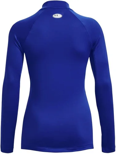 Vista 7 de Under Armour ColdGear Authentics - Camiseta de cuello alto falso para mujer