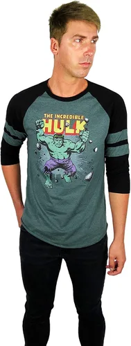 Vista 2 de Hulk Vintage Graphic Varsity - Fútbol americano manga 34 Raglan