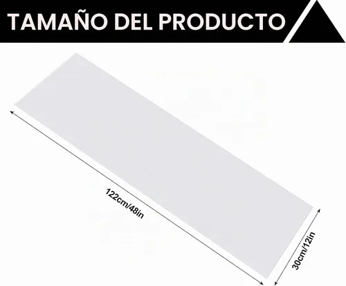 Vista 2 de Barydat 8 Piezas de Forro de Estante de Plástico Esmerilado Liner Impermeable Sin Adhesivo para Estantes de Alambre Cubierta de Estantería
