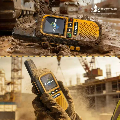 Vista 9 de Walkie Talkies de largo alcance global de alcance ilimitado 4G LTE PoC Radios bidireccionales (más de 5000 millas), resistentes e impermeables