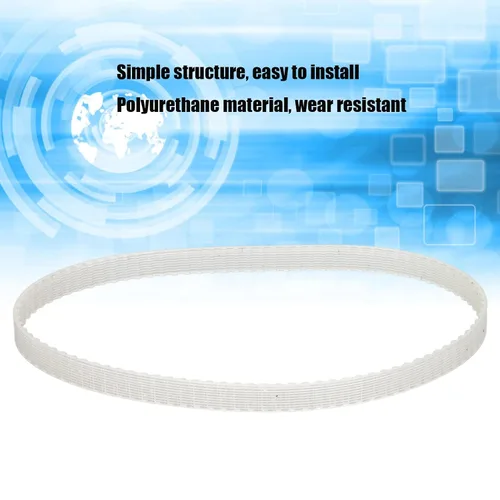 Vista 2 de POCREATION Correa de torno transparente 1.5M X 94 dientes de poliuretano accesorio pieza de repuesto para 8X14 Mini piezas Drive Timing Geared