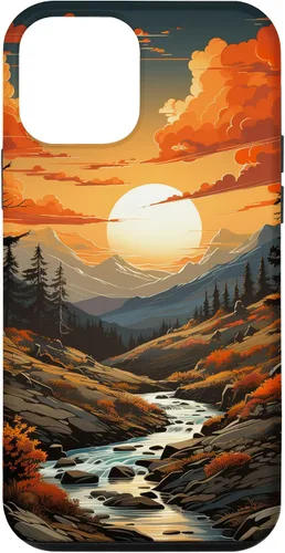 Vista 16 de Great Smoky Mountains - Mountain Scene Mountain Theme Nature Case for iPhone 17