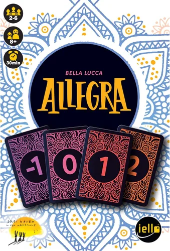 Vista 6 de IELLO: Allegra - Basado en el juego de cartas Golf, mantén tu puntuación lo más baja posible, a partir de 8 años en familia, 2-6 jugadores, 30