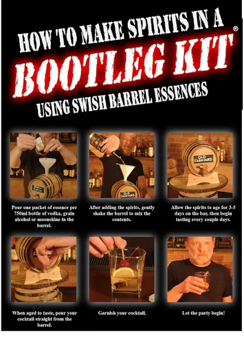Vista 6 de Bootleg Kit™ Kit de elaboración de ron con especias añejado en barril (1 litro)
