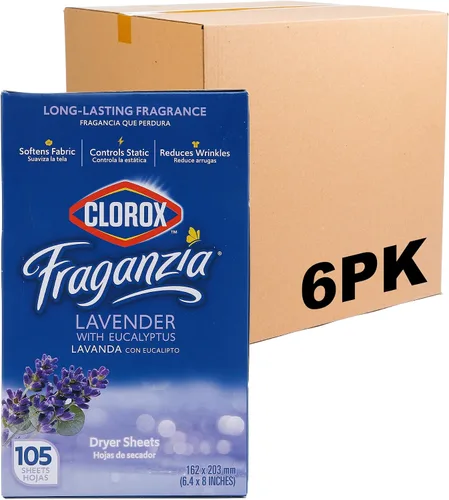 Vista 26 de Clorox Fraganzia - Hojas para secadora, aroma Hawaiian Escape, 105