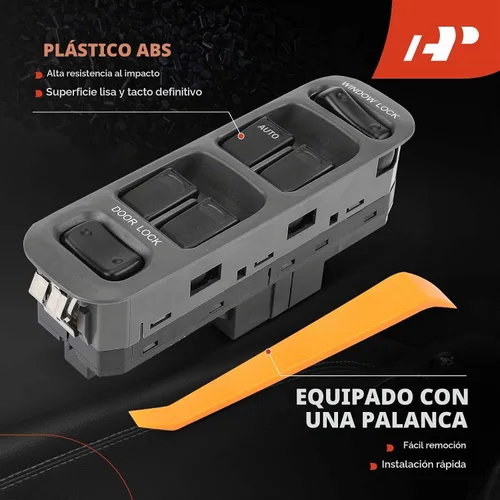 Vista 5 de A-Premium Interruptor de elevalunas eléctrico principal compatible con Suzuki Grand Vitara 1999-2002, Vitara 1999-2003, XL-7 2005-2006, lado