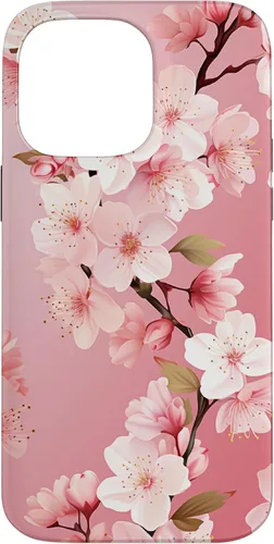 Vista 21 de Japan Pink Flower Sakura Florist Anime Cherry Blossom Case for iPhone 17