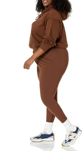 Vista 7 de Tienda Essentials Sudaderas con capucha para mujer, sudadera corta (disponible en tallas extragrandes)