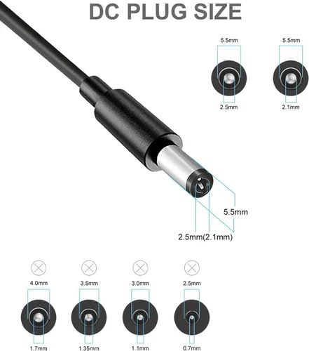Vista 4 de Adaptador de CA de alimentación 9V 2A para router/juguetes/altavoz