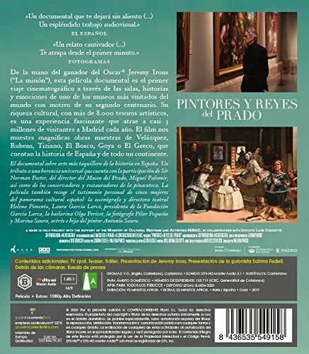 Vista 3 de The Prado Museum. A Collection of Wonders (2019) NON-USA FORMAT, Blu-Ray, Reg.B Import - Spain