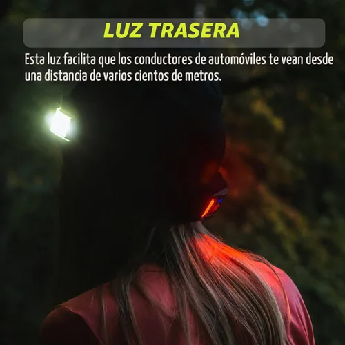 Vista 7 de Easymaxx Paquete de 2 Gorros con Linterna Frontal Recargable, 1200 Lúmenes LED Gorro con Luz de Haz Ancho Integrada, 6 Modos, Gorro de Invierno