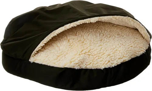 Vista 15 de Snoozer Cama Ortopédica de Lujo Estilo Cueva para Mascotas, Pequeña, Antracita For small sized pets, Removable washable cover, Calming covered dog