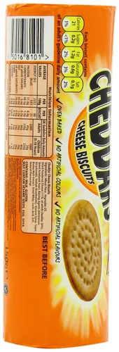 Vista 6 de Galletas de queso cheddars al horno Jacobs 5.29 oz