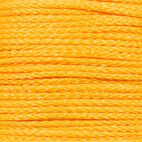 Vista 2 de Cuerda de polipropileno trenza hueca en color amarillo – uso múltiple – (1/2 pulgada x 10 pies)