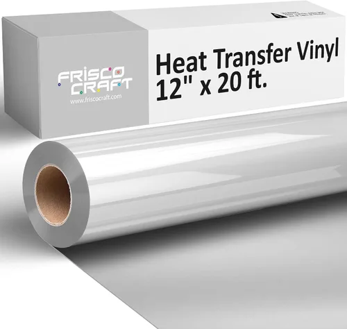 Vista 14 de Frisco Craft Rollos de vinilo HTV – Rollos de vinilo de transferencia de calor para impresiones personalizadas – Rollo HTV mate de 12 pulgadas x 20
