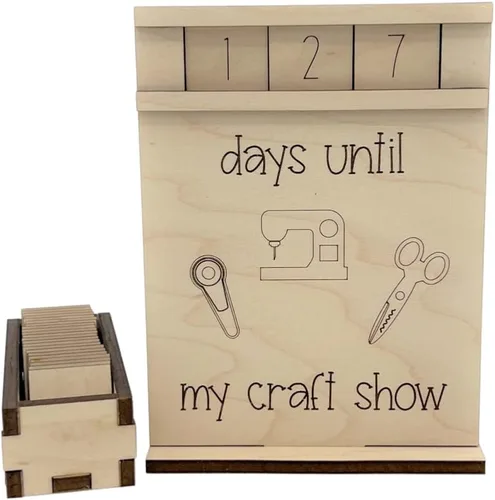Vista 11 de Cuenta regresiva de madera (llega el bebé)