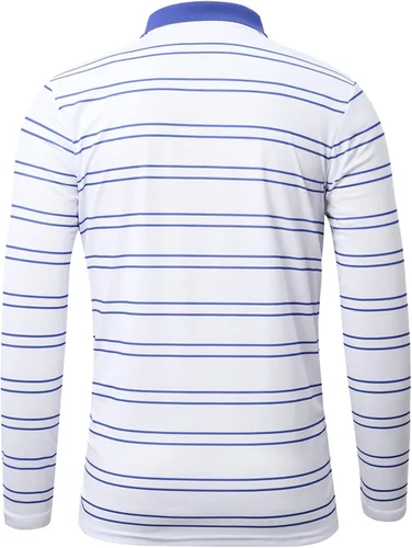 Vista 2 de FRTCV Polo para hombre casual ajustado camiseta de golf