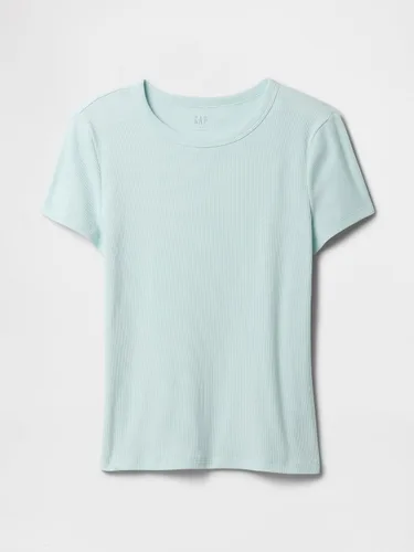 Vista 5 de Gap Top de punto acanalado sólido para mujer