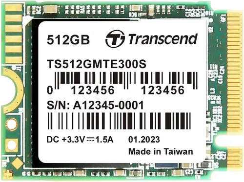Vista 11 de Transcend MTE300S PCIe 2230 SSD de 256 GB, 2000 MB/s para Steam Deck, Surface Pro