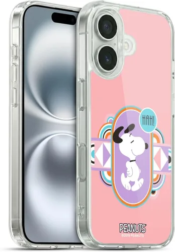 Vista 88 de Head Case Designs Snoopy Deco Dreams - Funda de gel suave con licencia oficial de Peanuts Blue Pattern compatible con Apple iPhone 7 Plus/iPhone 8