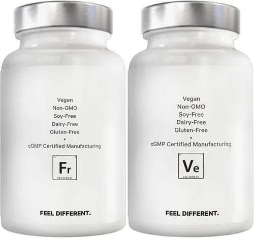 Vista 9 de Amen Paquete de vitaminas Fruits + Veggies, cápsulas multivitamínicas de alimentos integrales crudos, verduras verdes, frutas rojas y bayas, mezcla