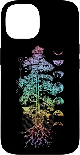 Vista 4 de Tree of Life Phases of The Moon Yoga Chakra Gift Case for iPhone 17