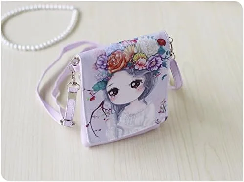 Vista 2 de Mini bolso de hombro de piel sintética para adolescentes y niñas