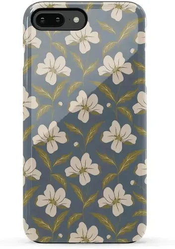Vista 3 de Casely Funda para iPhone 6/7/8 Plus Todo envuelto Lazos vintage Diseño protector delgado esencial de doble capa