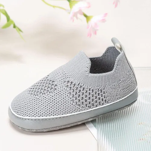 Vista 7 de Clowora Unsex - Zapatos de lona para niños y niñas para recién nacidos antideslizantes suela suave para cuna zapatos casuales para bebés de 3 a 18