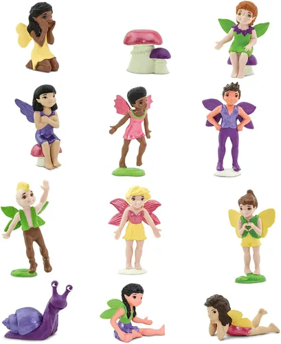 Vista 7 de Safari Ltd. Friendly Fairies Super TOOB - 10 adoradas figuras de hadas - Figuras de juguete detalladas pintadas a mano para niños, niñas y niños