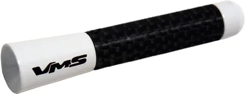 Vista 5 de VMS Racing Blanco con fibra de carbono real negro 3 "pulgadas antena corta compatible con Jeep JK 07-20