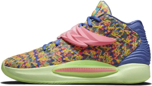 Vista 13 de Nike KD 14 Gris Lobo 2021 CW3935-100