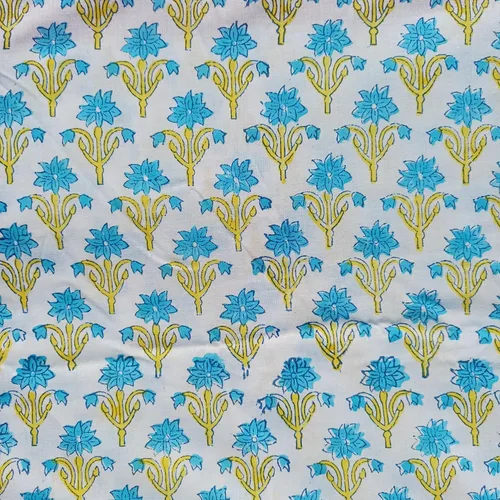 Vista 2 de E-Tailor® Tela de algodón precortada impresa a mano, ideal para costura, manualidades, tapicería, patchwork, cortinas, acolchados, etc.