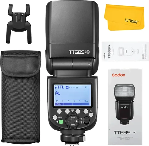 Vista 10 de Godox TT685II TT685II-S Flash para Sony, 2.4G TTL Flash externo Speedlite HSS 1/8000s GN60, bloqueo de liberación rápida, conversión instantánea TCM