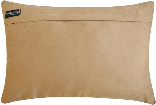 Vista 63 de The HomeCentric Fundas de almohada lumbares doradas de 12 x 14 pulgadas (11.8 x 13.8 in), de piel sintética, con diseño de animales, estilo moderno
