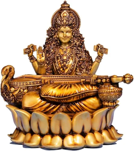Vista 9 de Artarium Shri Durga MATA Idol Estatua antigua Sherawali MATA Shri Vaishno Devi Maa Durga MATA Idol para tablero de automóvil y decoración